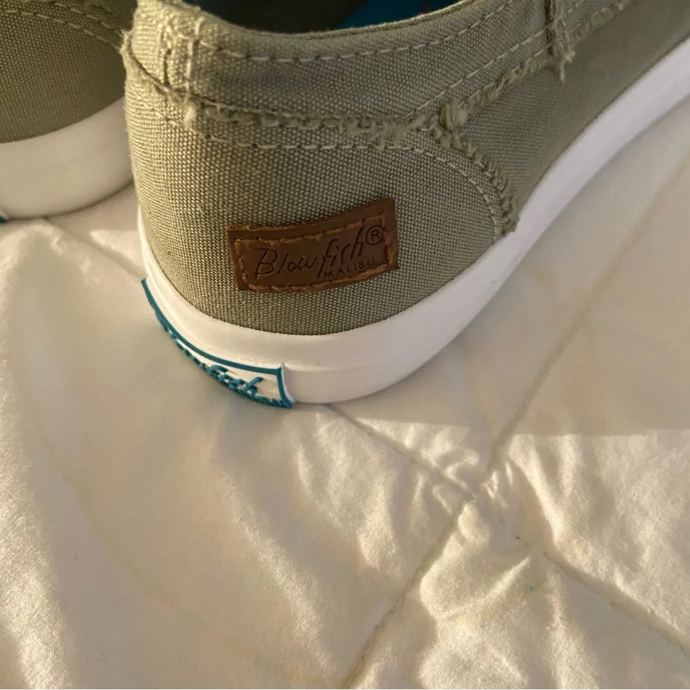 Blowfish Olive Canvas Sneakers - Picture 6 of 12